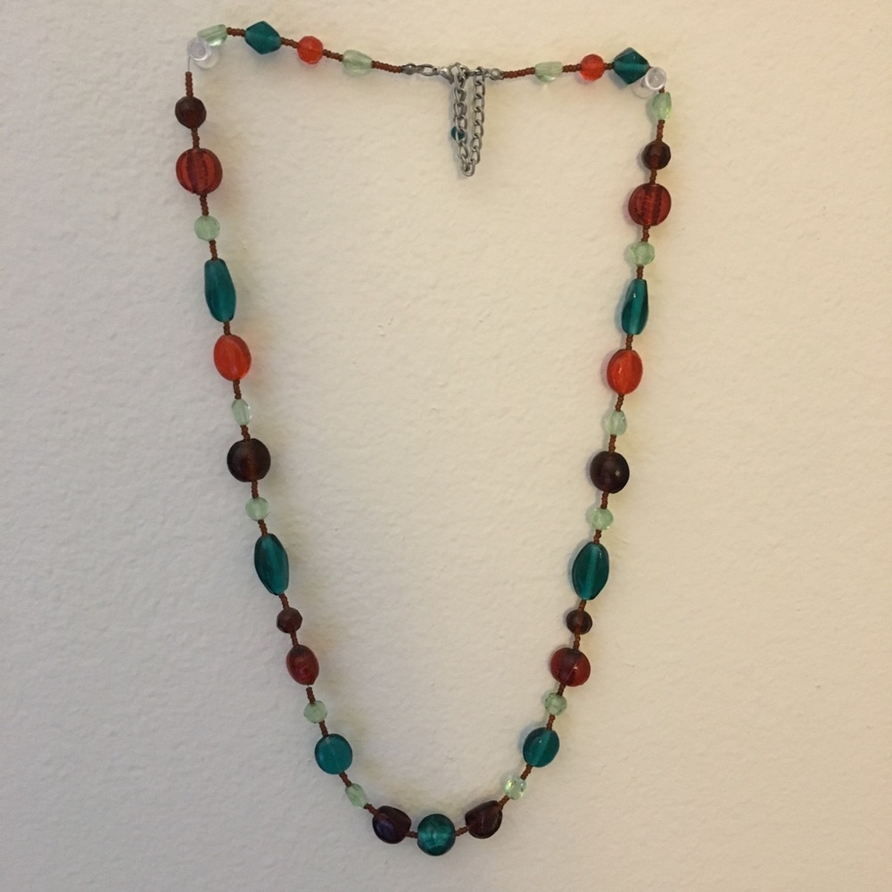Multi Colored Beaded Necklace